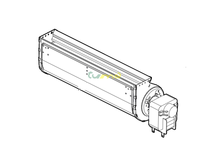 Ventilátor ohriateho vzduchu kód 1021411